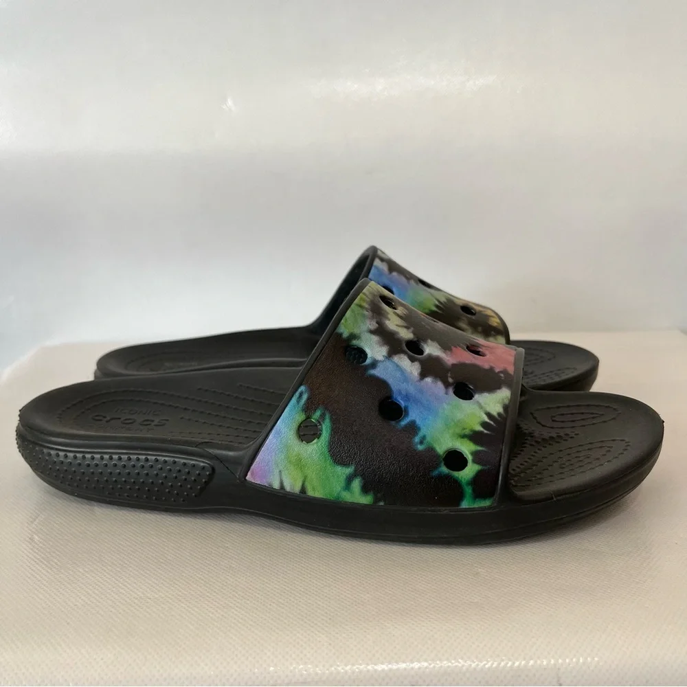 CROCS tie dye